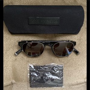 John Varvatos Sunglasses Glasses Black Frame V353